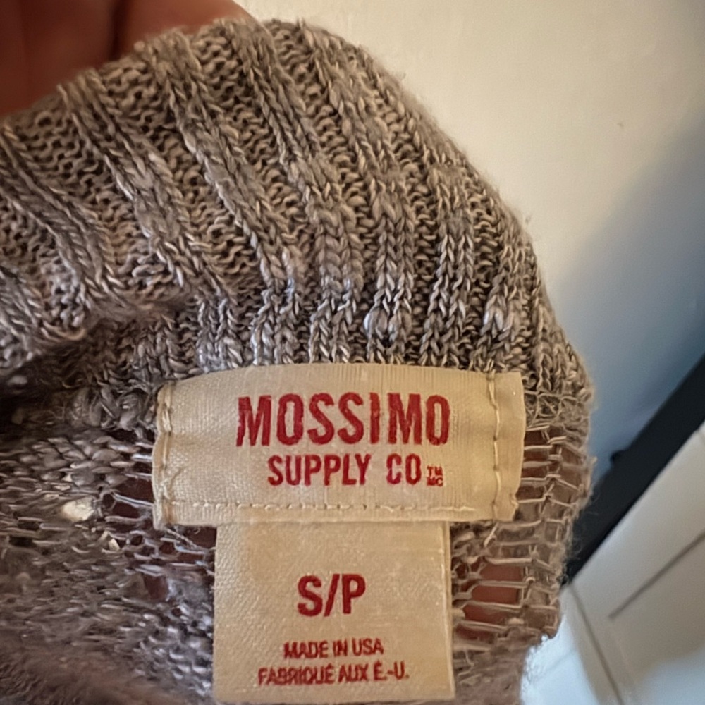 Mossimo Supply Co. Textured Knit in Gray